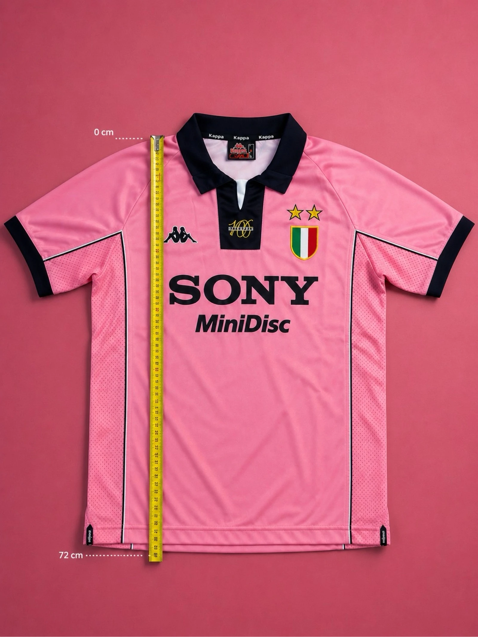 T-shirt Juventus x Zinedine Zidane 21 - Rose Sony MiniDisc 1997/98 - Kappa - Taille S - Neuf avec étiquettes – photo 5